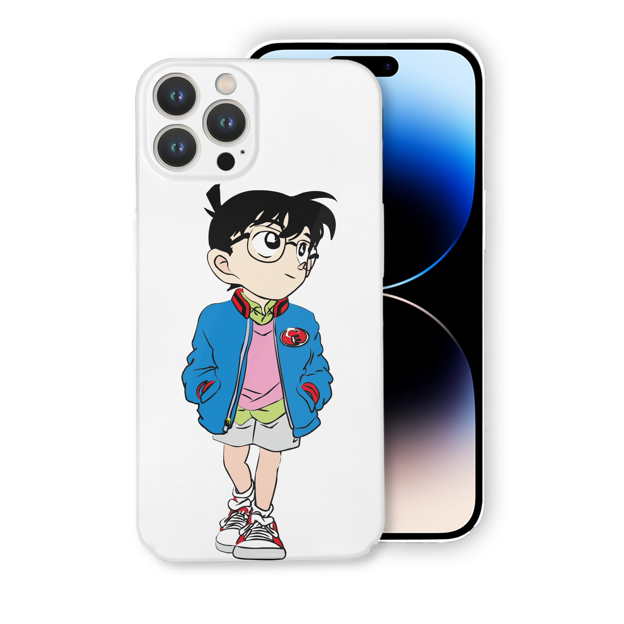 （画像用） 名探偵コナン 江戸川 コナン Detective Conan Conan Edogawa 【iPhone 14シリーズ対応】ハードケース